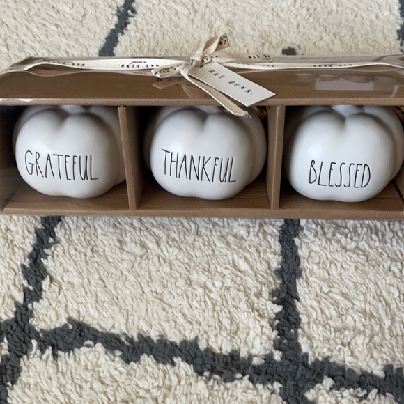 Rae Dunn - 3 pumpkin set - Picture 2 of 2